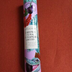 F&M Unopened, Christmas Plum and Stem Ginger Biscuits (cookies)